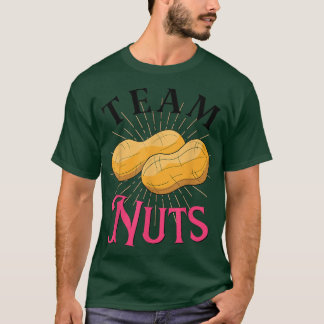 Gender reveal team nuts boy matching family baby p T-Shirt