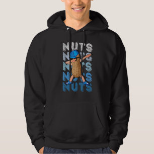 Gender Reveal Team Nuts Cool Peanuts Dabbing Hoodie