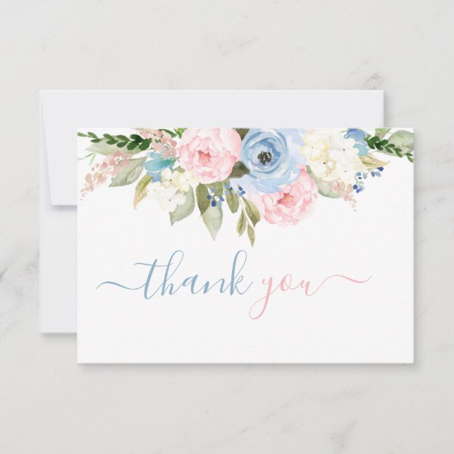 Gender Reveal thank you Card (Front)