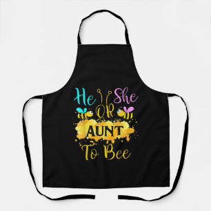 Gender Reveal What Will It Bee – Gift For Aunt Apron