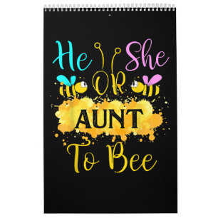 Gender Reveal What Will It Bee – Gift For Aunt Calendar