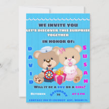 gender reveals invitation
