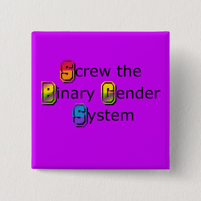 Gender Revolution LGBTQA Pride Awareness Button (Front)