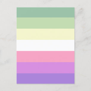 Genderfae Pride Flag  Postcard