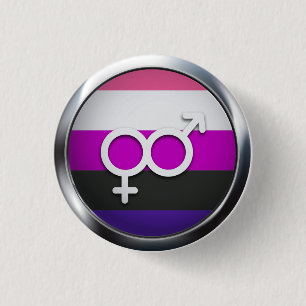 Genderfluid 3 Cm Round Badge