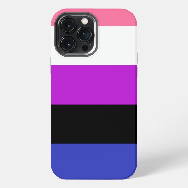 GenderFluid colours Flag Case-Mate iPhone Case (Back)