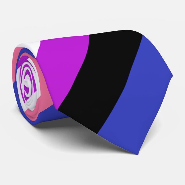 Genderfluid Colours Krawatte Tie (Rolled)