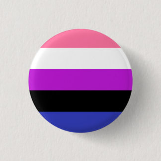 Genderfluid flag button