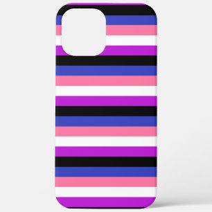 Genderfluid Flag Colours Case-Mate iPhone Case