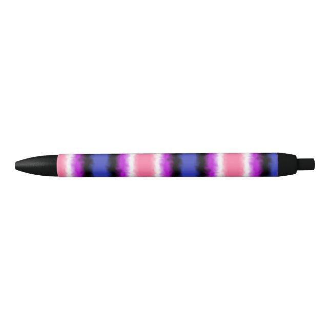 Genderfluid Flag Narrow Strip Pen (Front)
