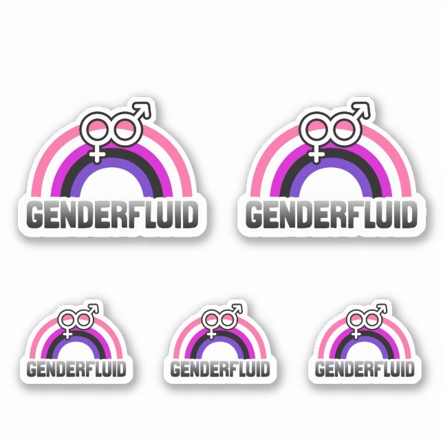 Genderfluid Gender Symbol (Front)