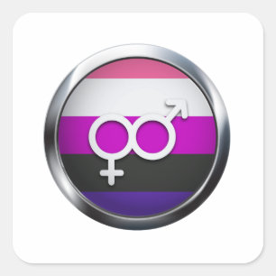 GENDERFLUID MEDALLION STICKER