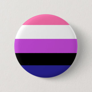 Genderfluid pride 6 cm round badge