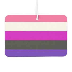 Genderfluid Pride Car Air Freshener