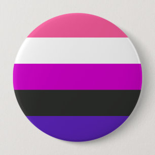 Genderfluid Pride Flag 10 Cm Round Badge