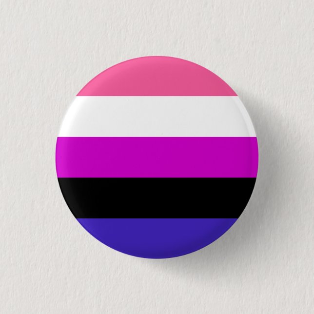 Genderfluid Pride Flag 3 Cm Round Badge (Front)