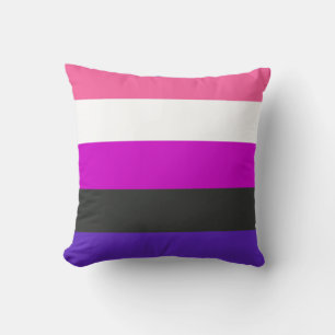 Genderfluid Pride Flag Cushion