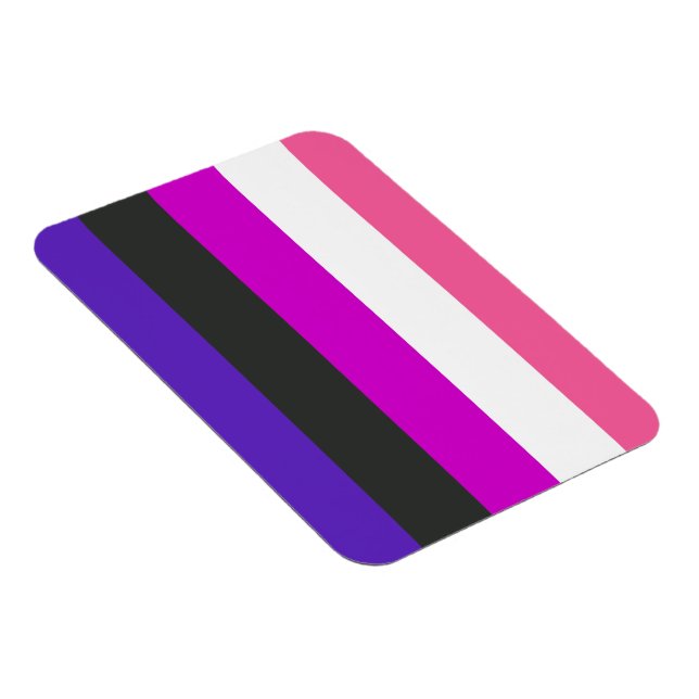 Genderfluid Pride Flag Magnet (Right Side)