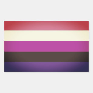 Genderfluid Pride Flag Rectangular Sticker