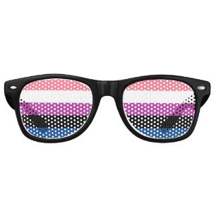 Genderfluid Pride Flag Sunglasses