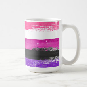 Genderfluid Pride Paint Coffee Mug