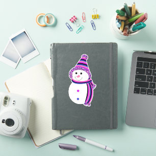 Genderfluid Pride Snowman Snowperson Flag