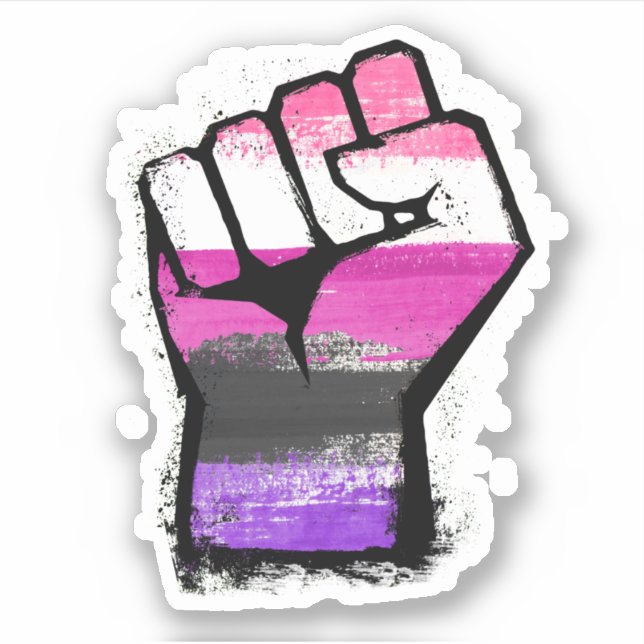 Genderfluid Protest Fist (Front)