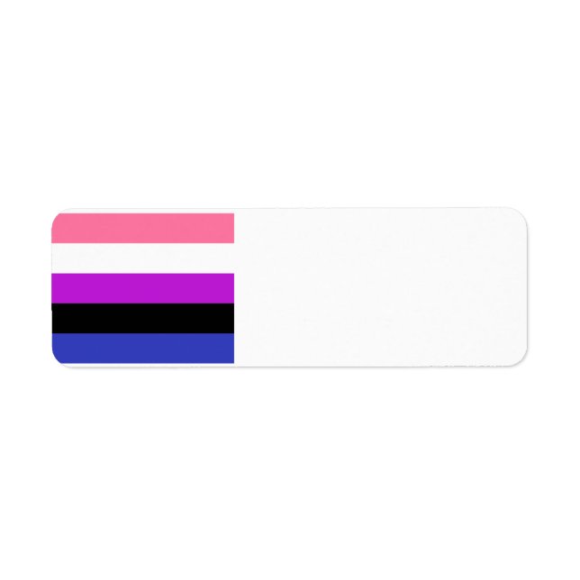 Genderfluid Return Address Label (Front)