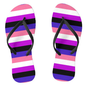 Genderfluidity Pride flag Thongs
