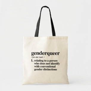 Genderqueer Definition - Defined LGBTQ Terms - Tote Bag