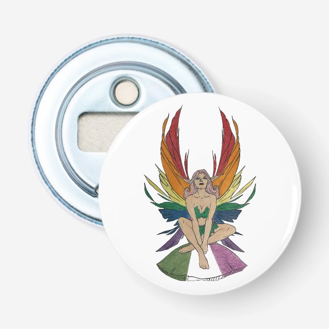 Genderqueer Faerie Bottle Opener (Front)