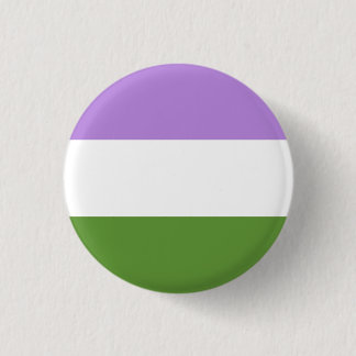 genderqueer flag 3 cm round badge