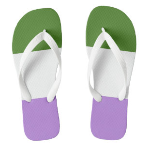 Genderqueer Flag Colours LGBTQ+ Pride Thongs