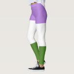 GenderQueer Flag Leggings<br><div class="desc">GenderQueer Flag</div>