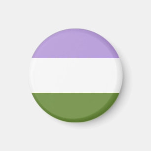 Genderqueer Flag Magnet