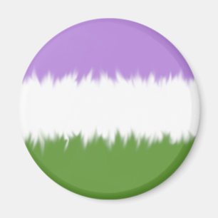 Genderqueer Flag Magnet