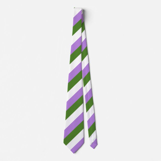 Genderqueer flag tie (Front)