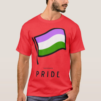 Genderqueer LGBT Rainbow Flag Pride 2019 Parade Gi T-Shirt