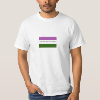 Genderqueer Nonbinary Flag Pride They Pronouns T-Shirt