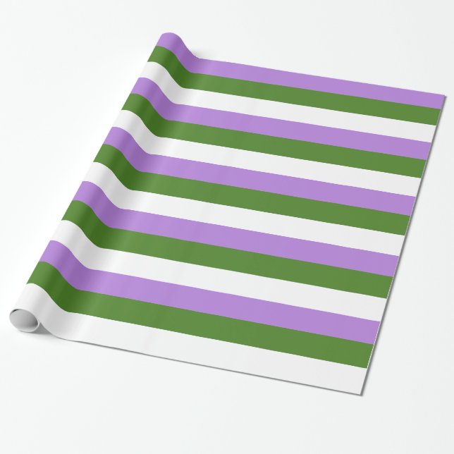 GENDERQUEER PRIDE 2014 PRIDE.png Wrapping Paper (Unrolled)