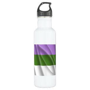 GENDERQUEER PRIDE 710 ML WATER BOTTLE