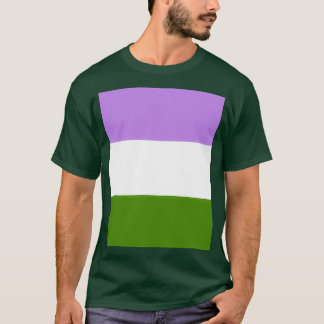 Genderqueer Pride Colour Scheme Graphic T-Shirt