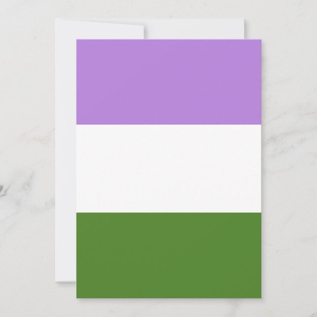 Genderqueer Pride Flag (Front)