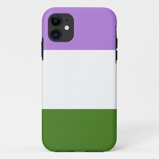 Genderqueer Pride Flag Case-Mate iPhone Case (Back)