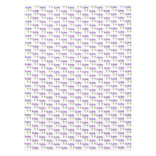 Genderqueer Pride Flag Chai Tablecloth