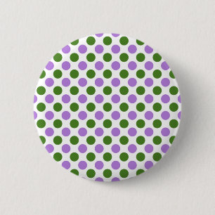 Genderqueer Pride Flag Colours Polkadots 6 Cm Round Badge