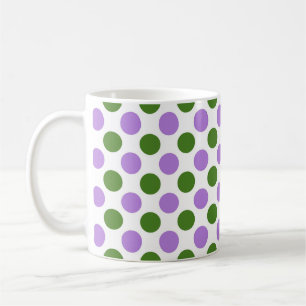 Genderqueer Pride Flag Colours Polkadots Coffee Mug