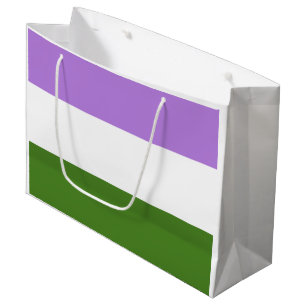Genderqueer Pride Flag Large Gift Bag