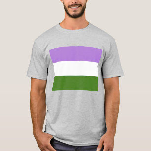 Genderqueer Pride Flag LGBTQ+ T-Shirt