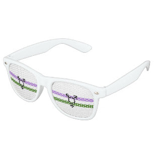 Genderqueer Pride Flag Retro Sunglasses